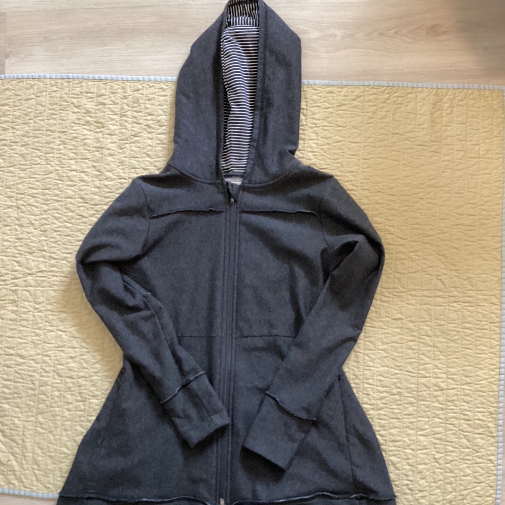 Women’s Pink Lotus Sweatshirt Coat (s)
